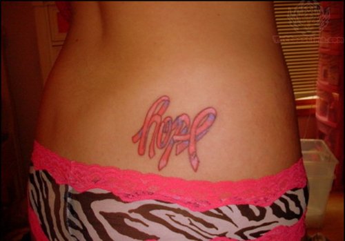 Hope Lower Back Tattoo